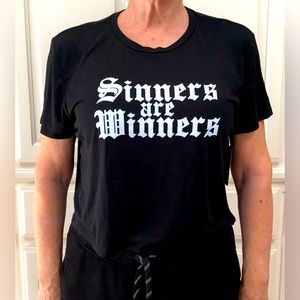 Blackcraft black crop top XL